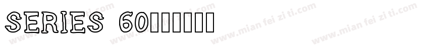 Series 60字体转换